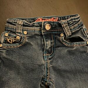 Cowgirl Hardware jeans. Girls Size 2T. Medium wash. Boot cut jeans.